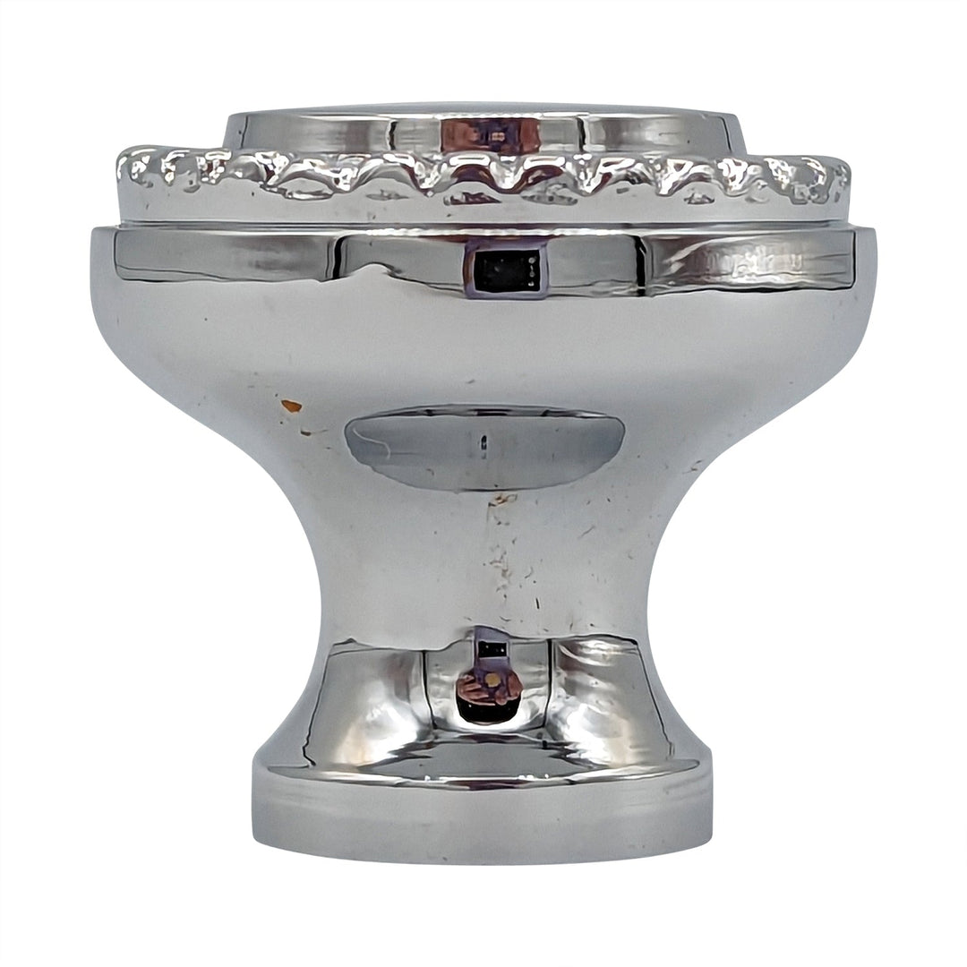 COPPER MOUNTAIN HARDWARE Solid Brass Beaded Round Cabinet & Furniture Knob