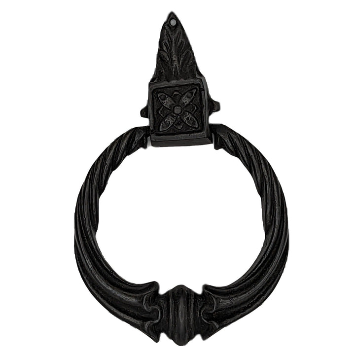 COPPER MOUNTAIN HARDWARE 3 Inch Tall Lost Wax Cast Ring Cabinet & Furniture Pull