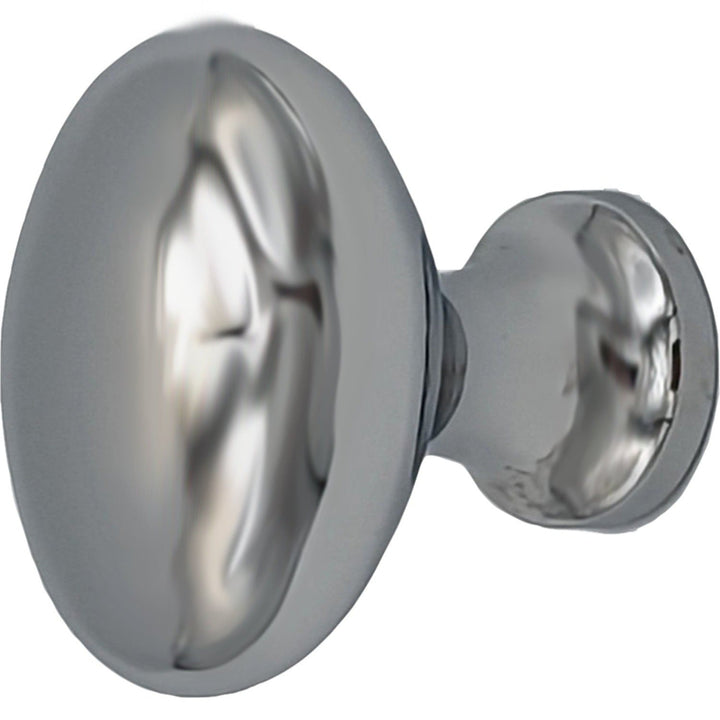 COPPER MOUNTAIN HARDWARE Solid Brass Traditional Egg Shaped Cabinet & Furniture Knob