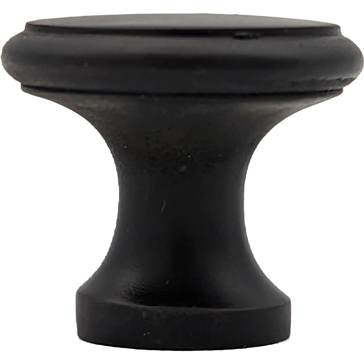 COPPER MOUNTAIN HARDWARE Traditional Brass Flat Top Round Cabinet & Furniture Knob