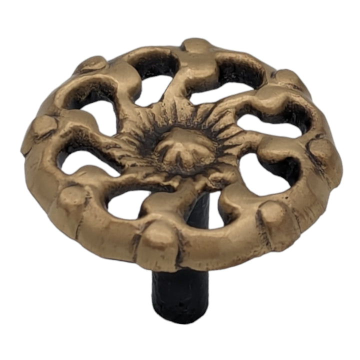 COPPER MOUNTAIN HARDWARE Round Spigot Style Cabinet & Furniture Knob