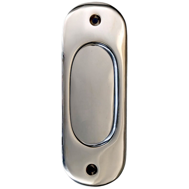 5 Inch Traditional Oval Pocket Door Pull (Several Finishes Available) COPPER MOUNTAIN HARDWARE