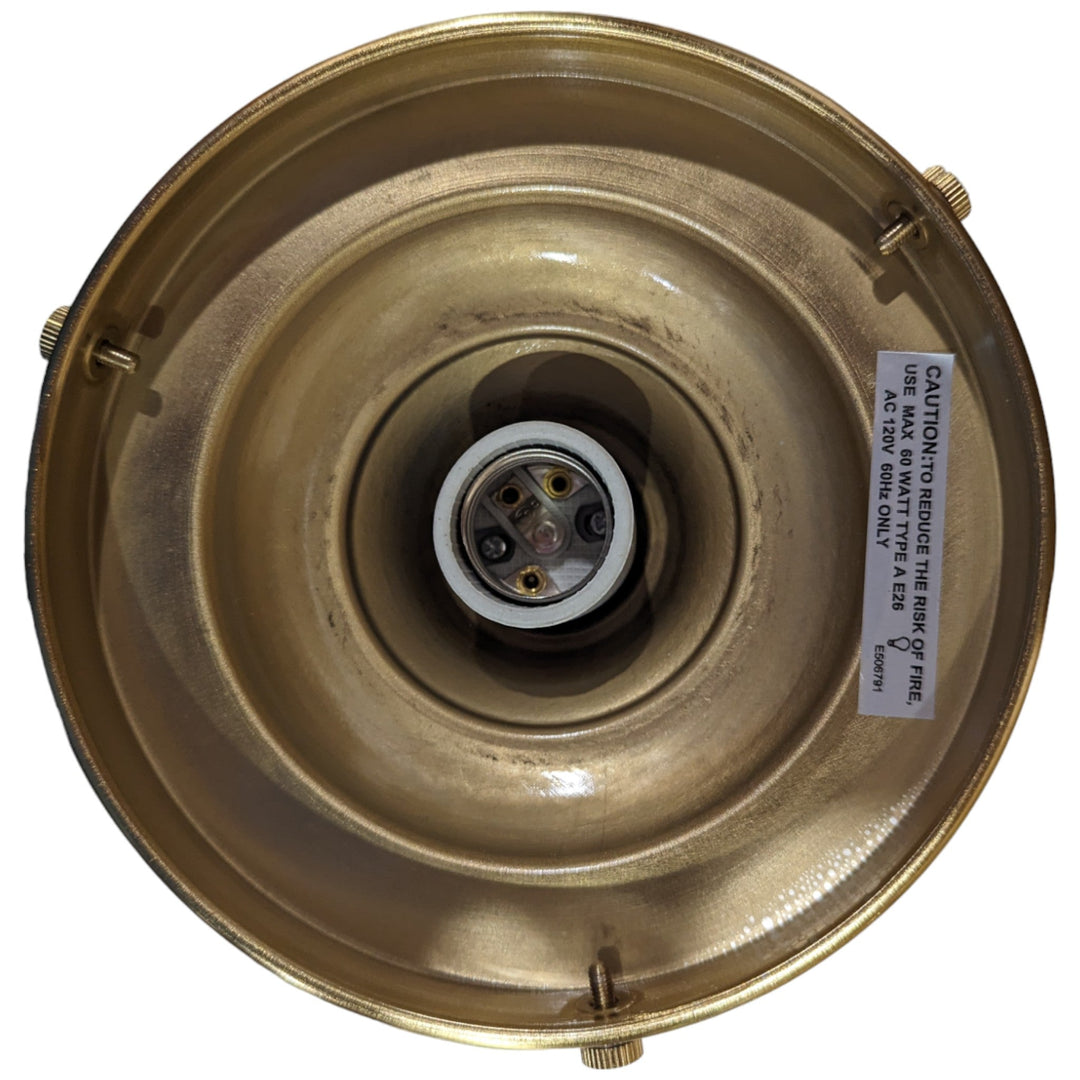 Semi-Flush Light Fixture (Several Finishes Available) COPPER MOUNTAIN HARDWARE