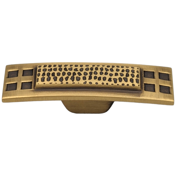 2 1/2 Inch Solid Brass Elongated Craftsman Cabinet Knob (Several Finishes Available) COPPER MOUNTAIN HARDWARE