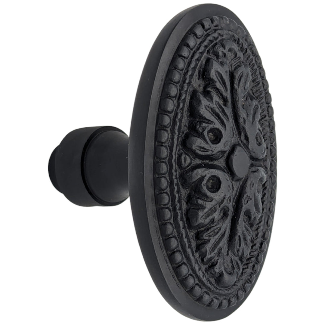 Avalon Oval Solid Brass Spare Door Knob Set (Several Finishes Available) COPPER MOUNTAIN HARDWARE