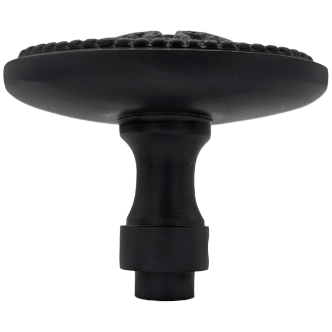 Avalon Oval Solid Brass Spare Door Knob Set (Several Finishes Available) COPPER MOUNTAIN HARDWARE