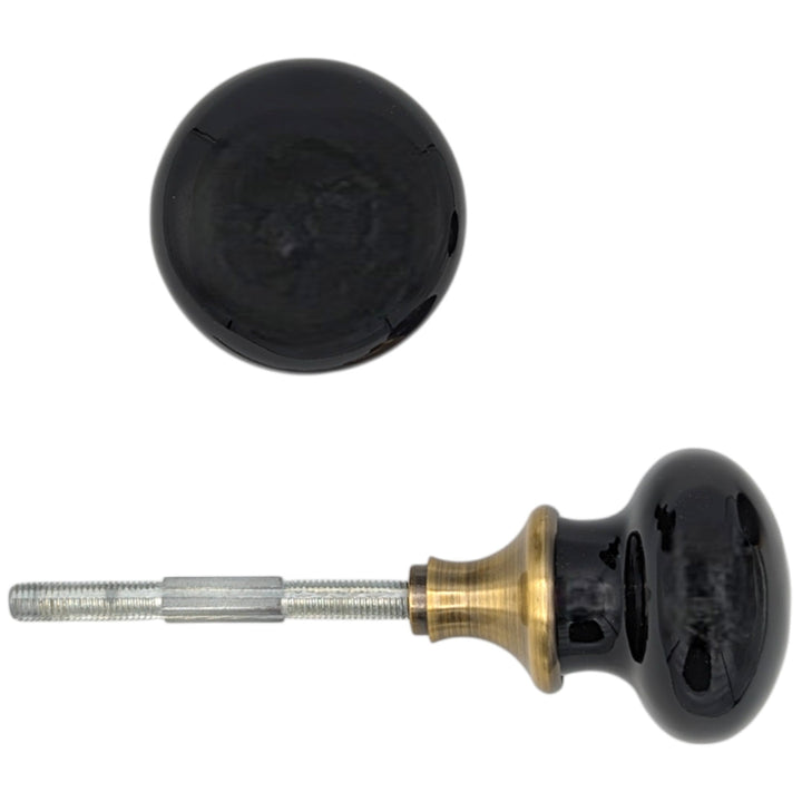 Black Porcelain Spare Knob Set (Several Finishes Available) COPPER MOUNTAIN HARDWARE