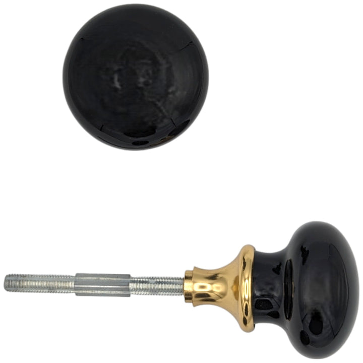 Black Porcelain Spare Knob Set (Several Finishes Available) COPPER MOUNTAIN HARDWARE