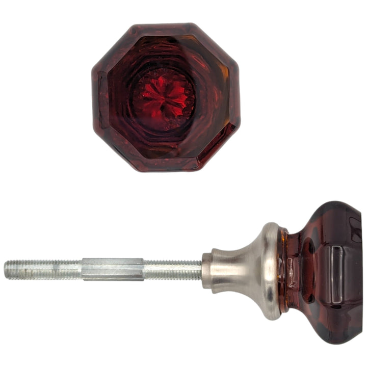 COPPER MOUNTAIN HARDWARE Octagon Crystal Spare Door Knobs