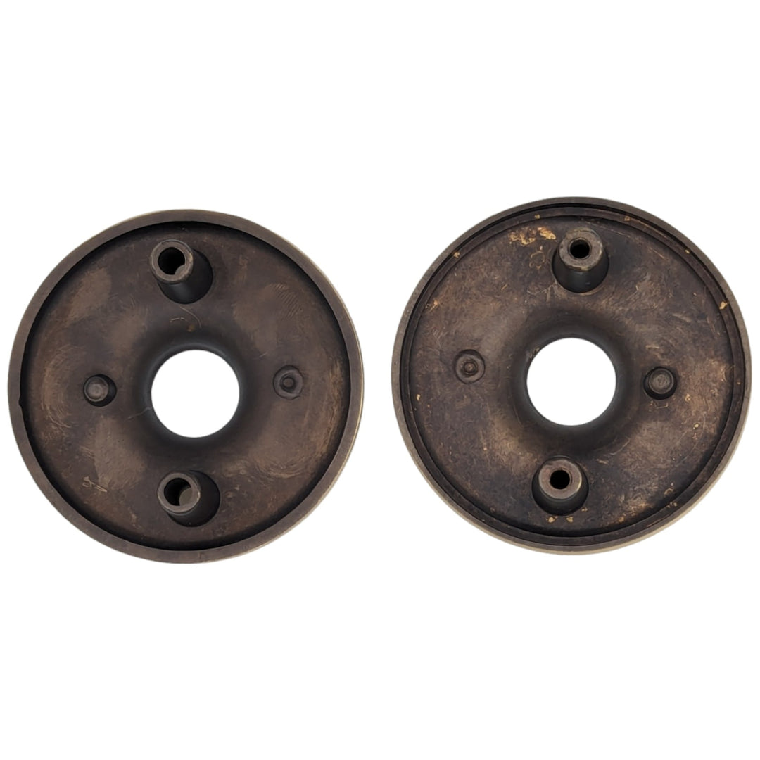 Georgian Rope Style Solid Brass Rosette Plates (Several Finishes Available) COPPER MOUNTAIN HARDWARE
