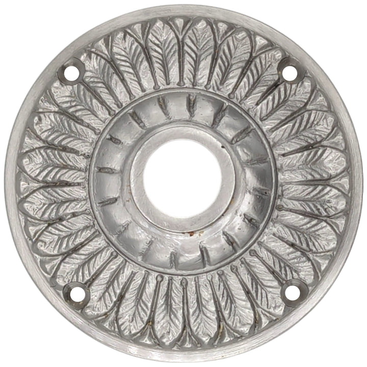 Feather Style Solid Brass Rosettes (Several Finishes Available) COPPER MOUNTAIN HARDWARE