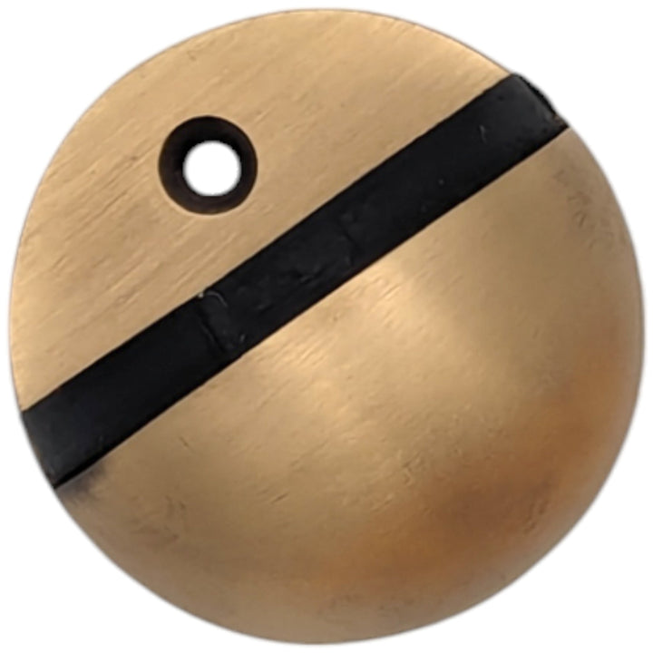 Low Profile Brass Floor Mounted Door Stop (Several Finishes Available) COPPER MOUNTAIN HARDWARE