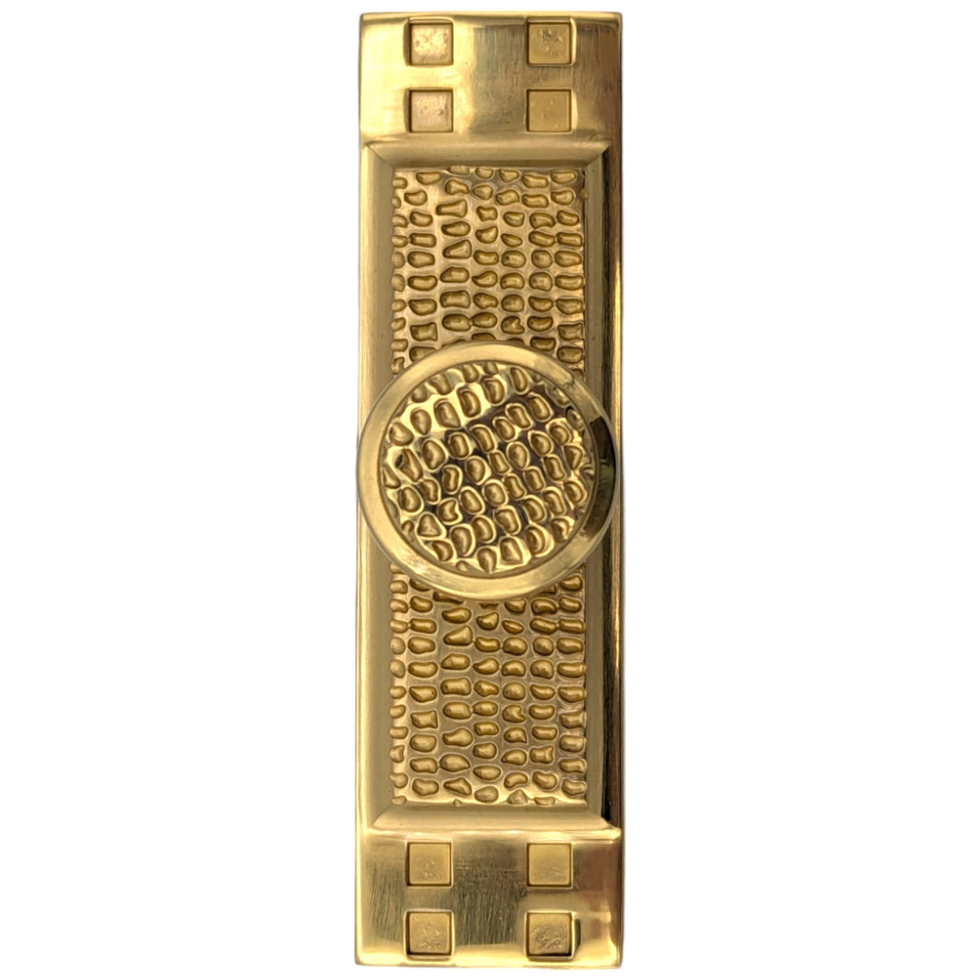 3 1/2 Inch (3 Inch c-c) Solid Brass Craftsman Cabinet Knob (Several Finishes Available) COPPER MOUNTAIN HARDWARE