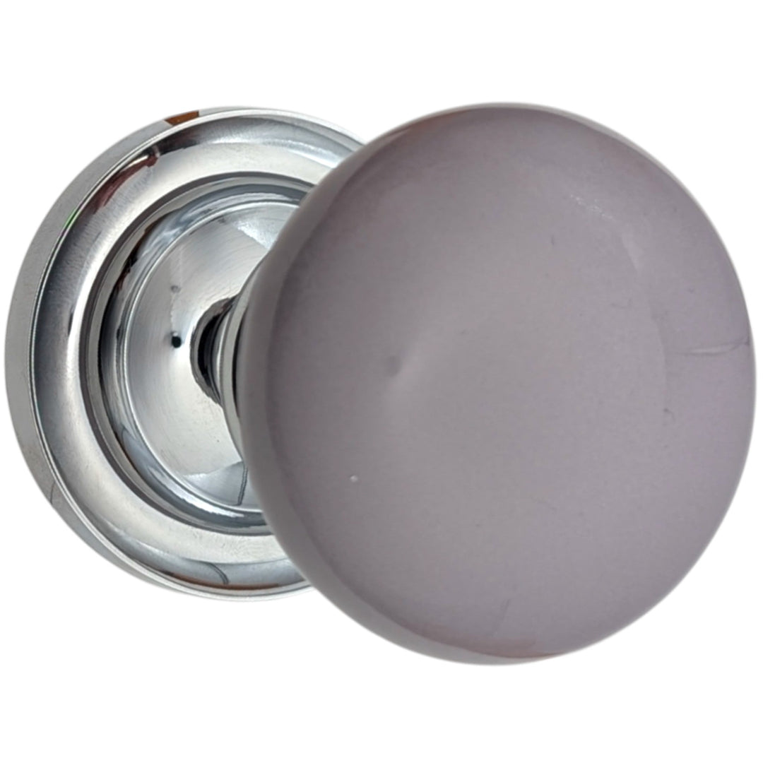 Magnifique™Classic Door Set with Gray Porcelain Knobs (Several Finishes Available)