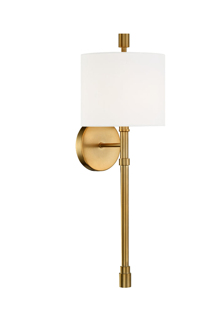 Crystorama Crystorama Rachel 1 Light Vibrant Gold Sconce