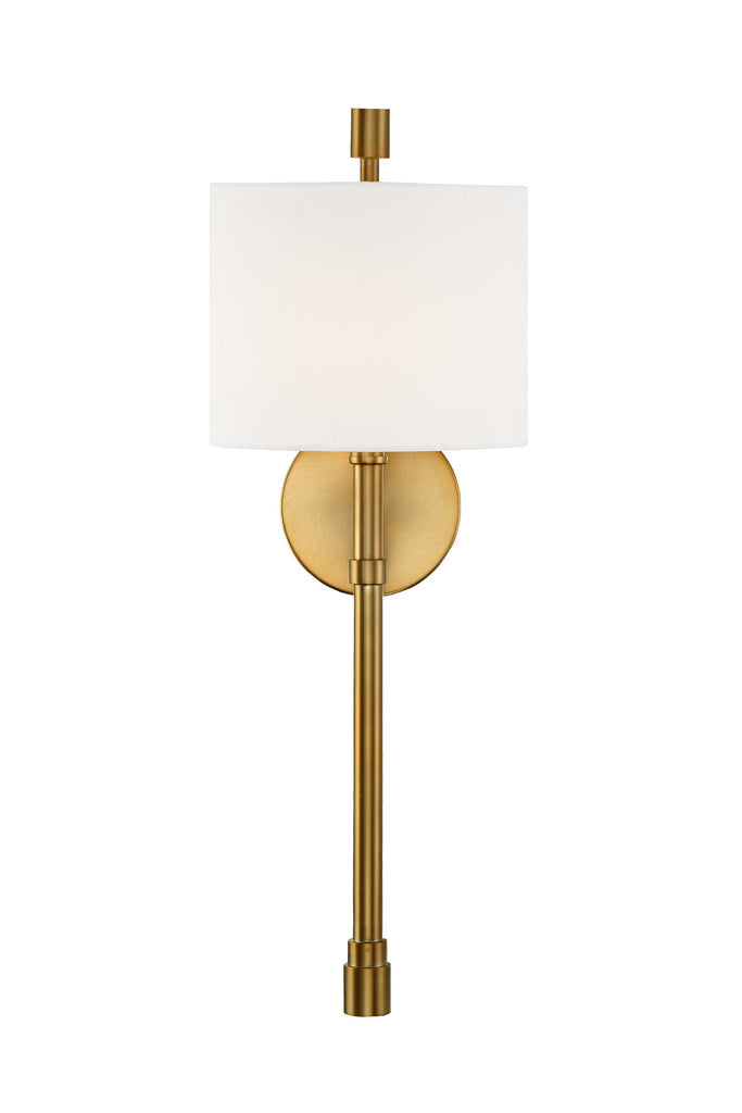 Crystorama Crystorama Rachel 1 Light Vibrant Gold Sconce