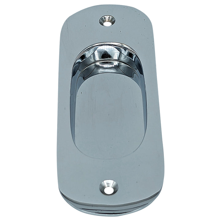 5 Inch Traditional Oval Pocket Door Pull (Several Finishes Available)