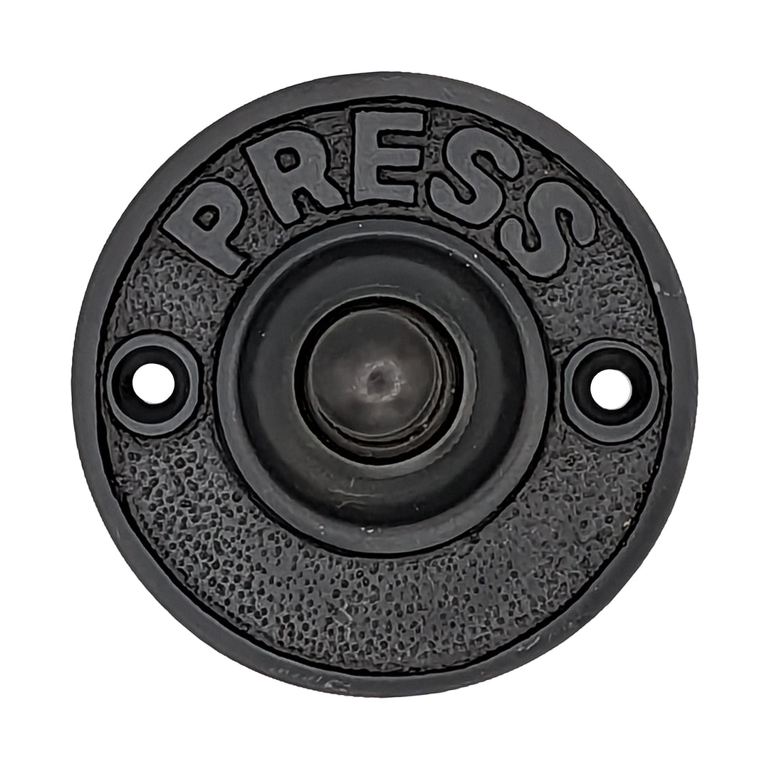 COPPER MOUNTAIN HARDWARE Vintage "Press" Doorbell Button, Solid Brass Several Finish Options