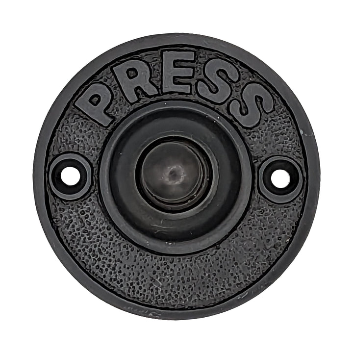 COPPER MOUNTAIN HARDWARE Vintage "Press" Doorbell Button, Solid Brass Several Finish Options