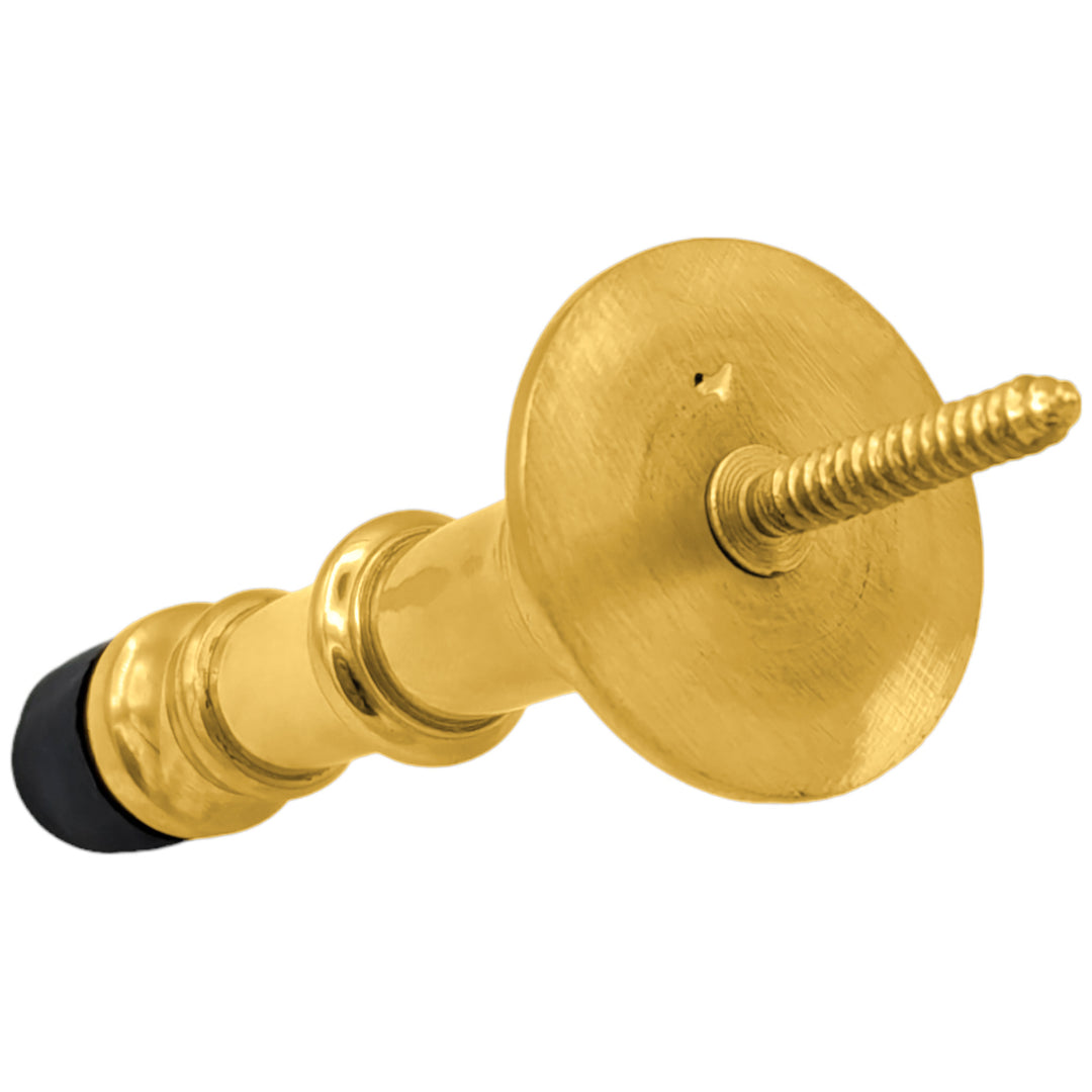 Traditional Brass Wall Mounted Door Stop (Several Finishes Available)