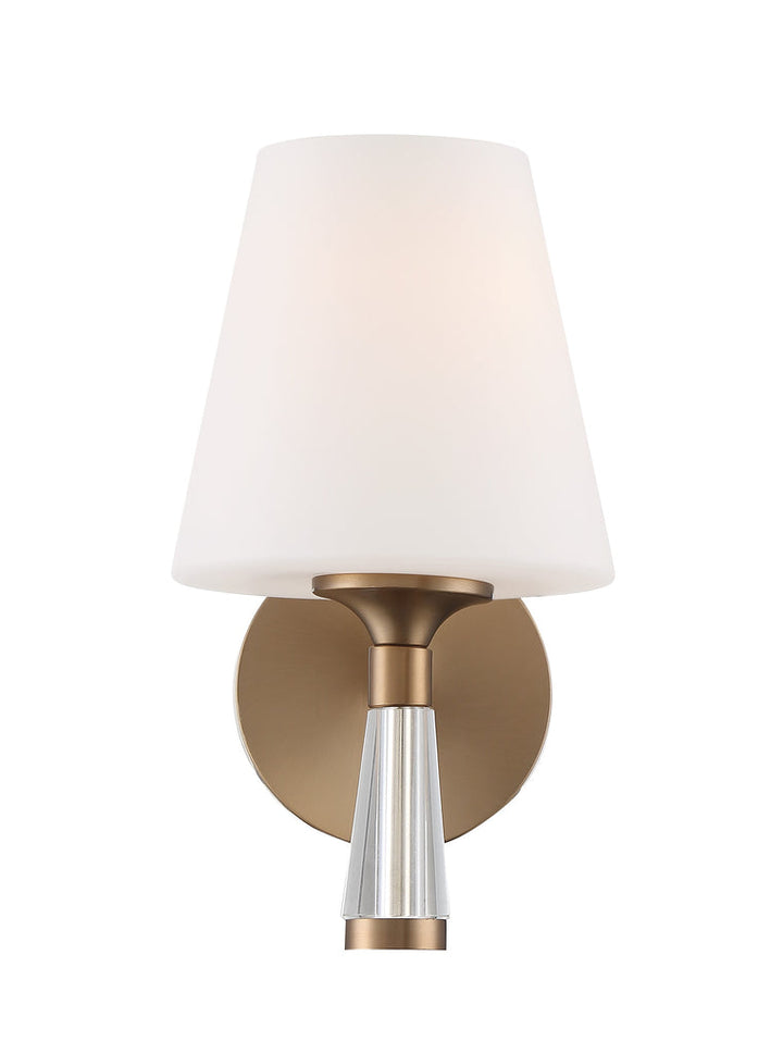 Crystorama Crystorama Ramsey 1 Light Vibrant Gold Sconce