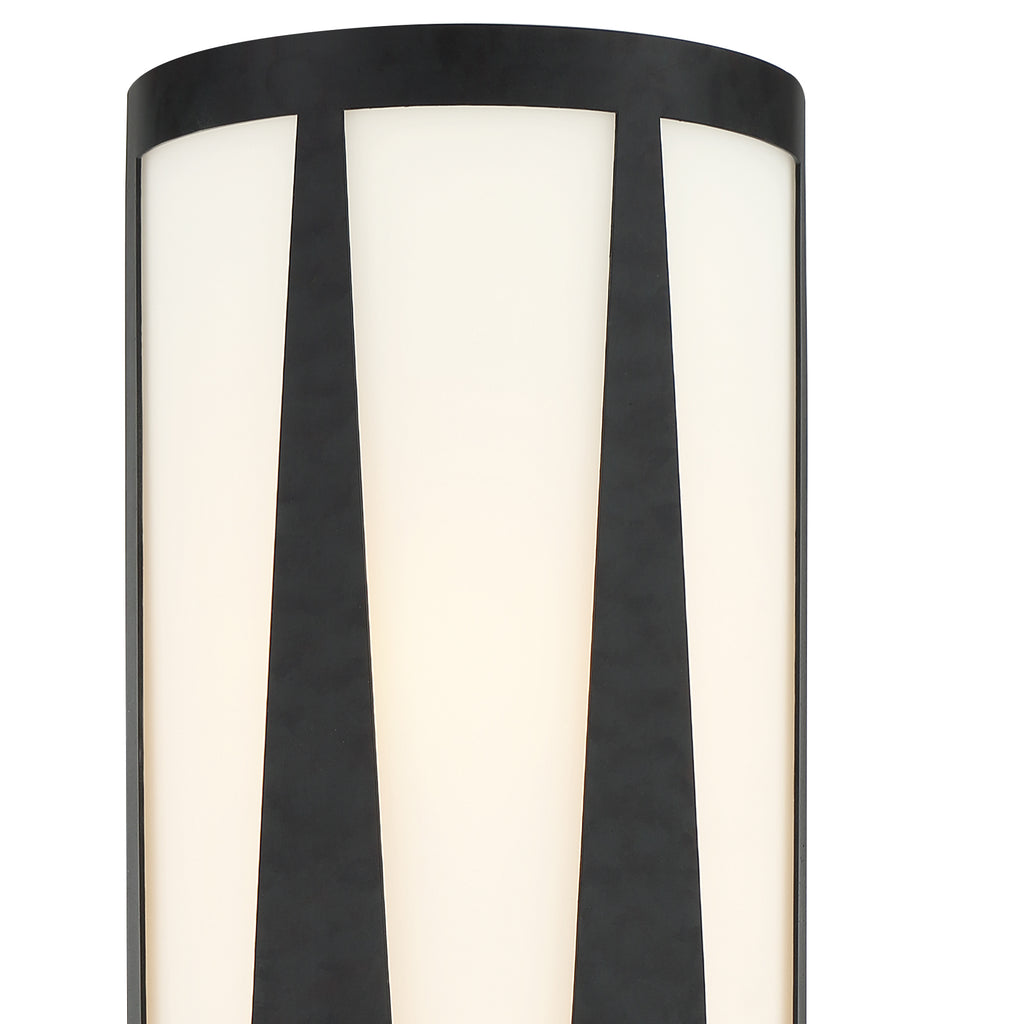 Crystorama Crystorama Royston 2 Light Black Sconce