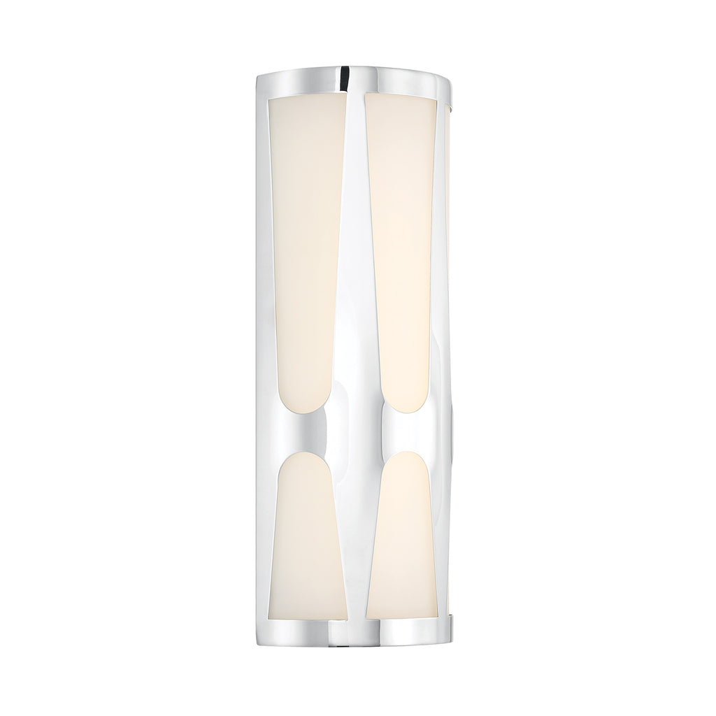 Crystorama Crystorama Royston Integrated LED Polished Chrome Sconce 
