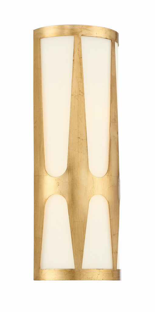 Crystorama Crystorama Royston Integrated LED Antique Gold Sconce 
