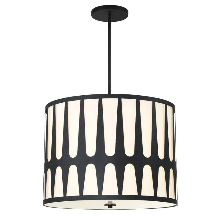 Crystorama Crystorama Royston 5 Light Black Chandelier