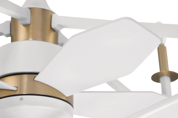 ##Antique Hardware## 24" The Reserve 32 in White/Satin Brass w/ White Blades