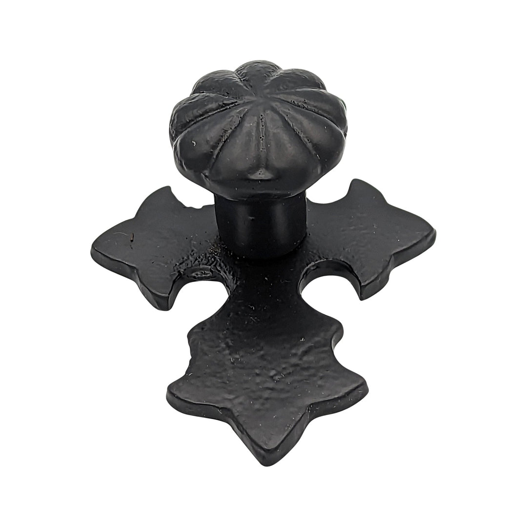 4 1/8 Inch Wide Solid Iron Cross Pattern Cabinet & Furniture Knob COPPER MOUNTAIN HARDWARE
