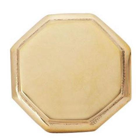 COPPER MOUNTAIN HARDWARE Solid Brass Beveled Octagon Cabinet and Furniture Knob