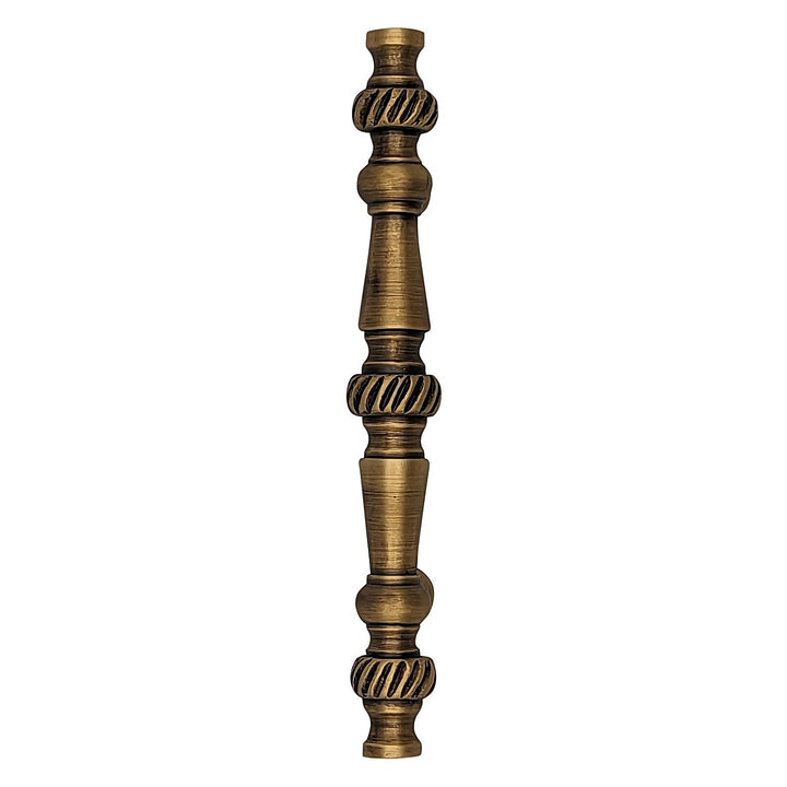 5 Inch Overall (3 Inch c-c) Solid Brass Georgian Roped Style Pull (Several Finishes Available)