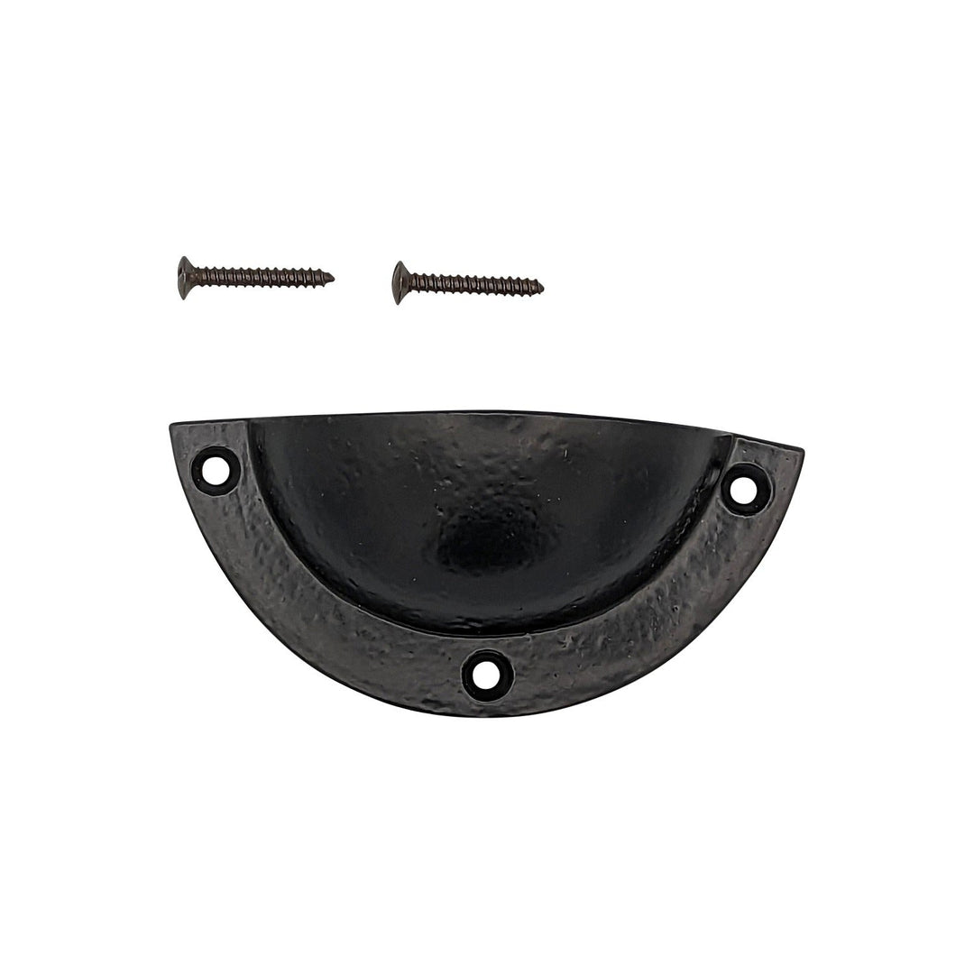 3 3/4 Inch Solid Iron Traditional Cup Pull COPPER MOUNTAIN HARDWARE