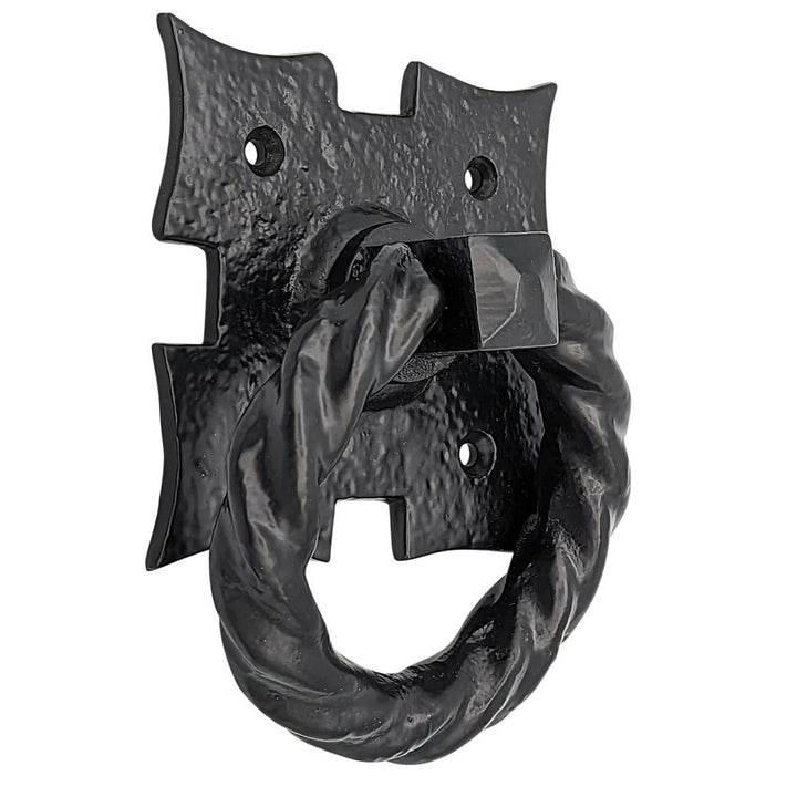 4 1/8 Inch Solid Iron Medieval Style Door or Drawer Pull COPPER MOUNTAIN HARDWARE