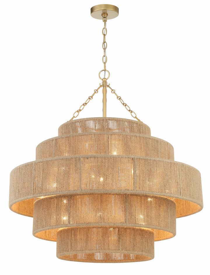 Crystorama Crystorama Shyla 20 Light Soft Gold Chandelier
