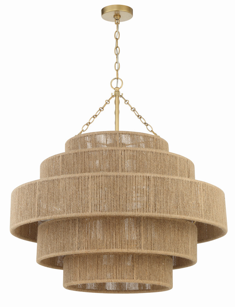 Crystorama Crystorama Shyla 20 Light Soft Gold Chandelier