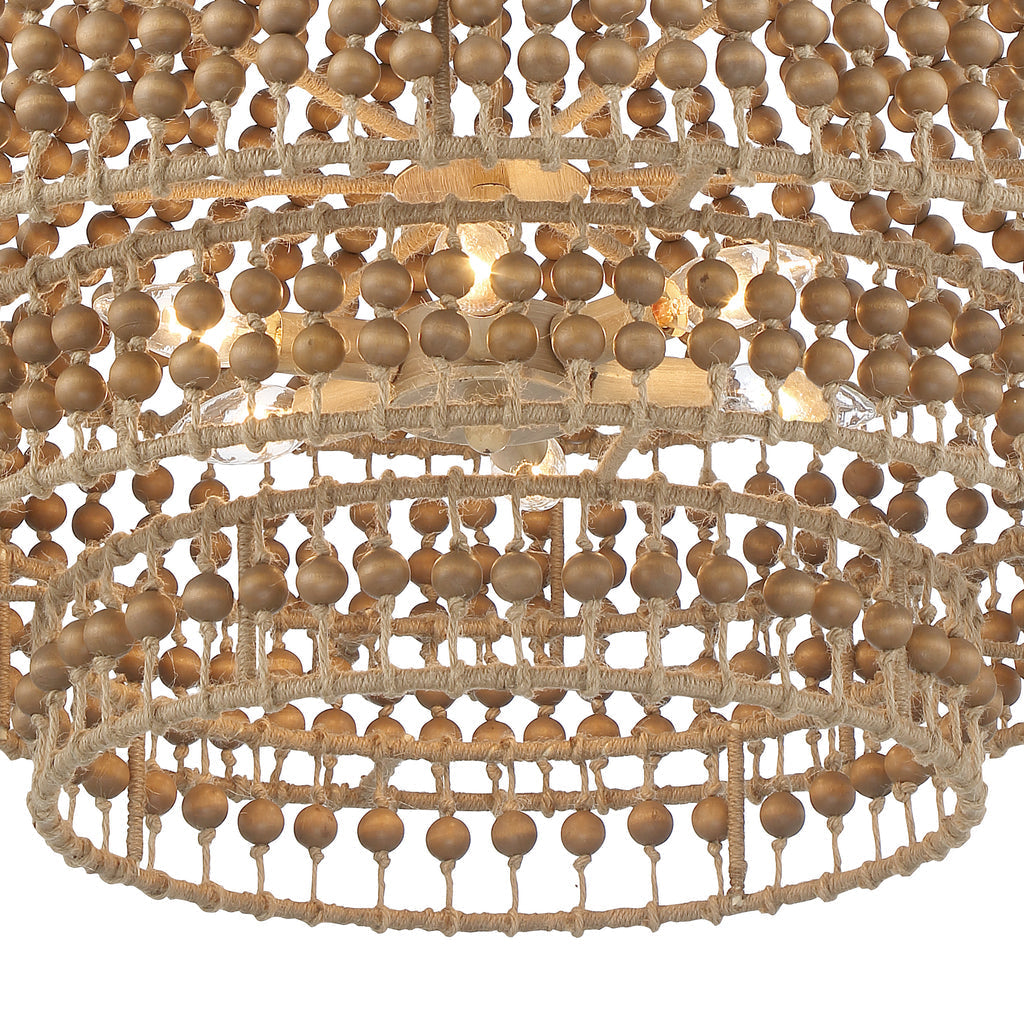 Crystorama Crystorama Silas 6 Light Burnished Silver Chandelier