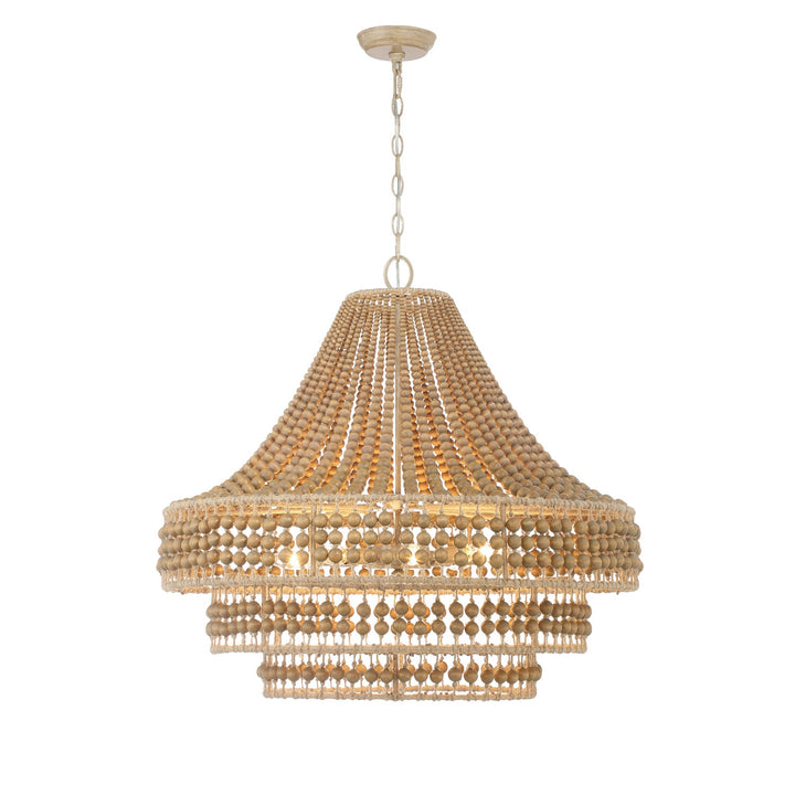 Crystorama Crystorama Silas 8 Light Burnished Silver Chandelier
