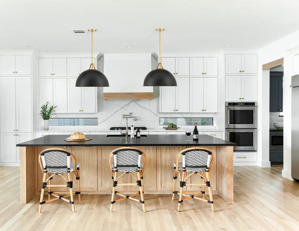 Crystorama Crystorama Soto 1 Light Matte Black + Antique Gold Chandelier