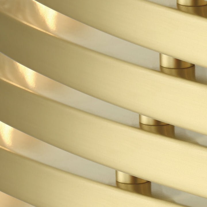 Aragon 6 Light Soft Brass Chandelier Crystorama