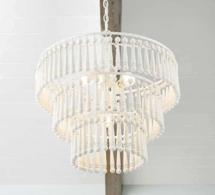 Crystorama Crystorama Tiana 3 Light Matte White Chandelier