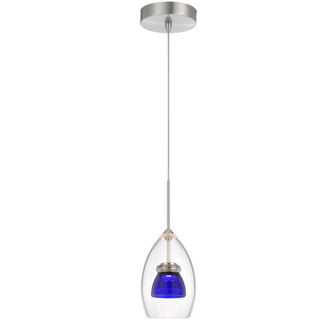 INTEGRATED DIMMABLE LED GLASS MINI PENDANT LIGHT. 6W, 450 LUMEN, 3000K Pendant Cal Lighting