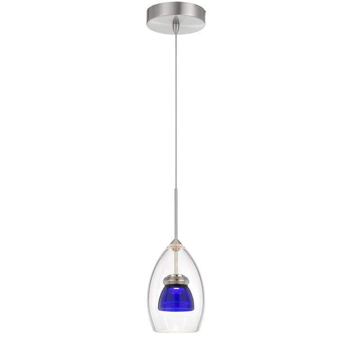 INTEGRATED DIMMABLE LED GLASS MINI PENDANT LIGHT. 6W, 450 LUMEN, 3000K Pendant Cal Lighting