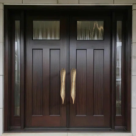 24 1/2 inch (12 inch c-c) Artistic Frond Oversize Pull (Several Finishes Available) COPPER MOUNTAIN HARDWARE