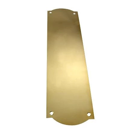 12 Inch Solid Brass Oval Push Plate