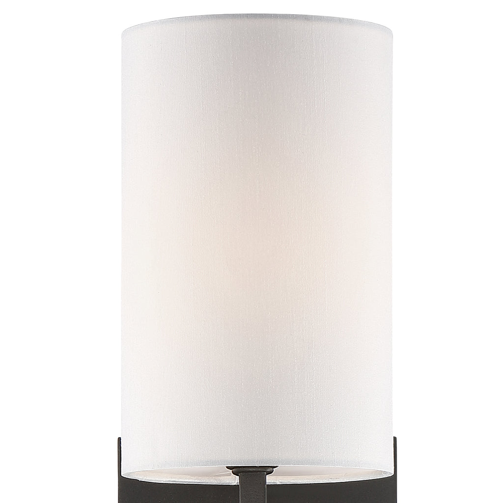 Crystorama Crystorama Veronica 1 Light Black Forged Sconce