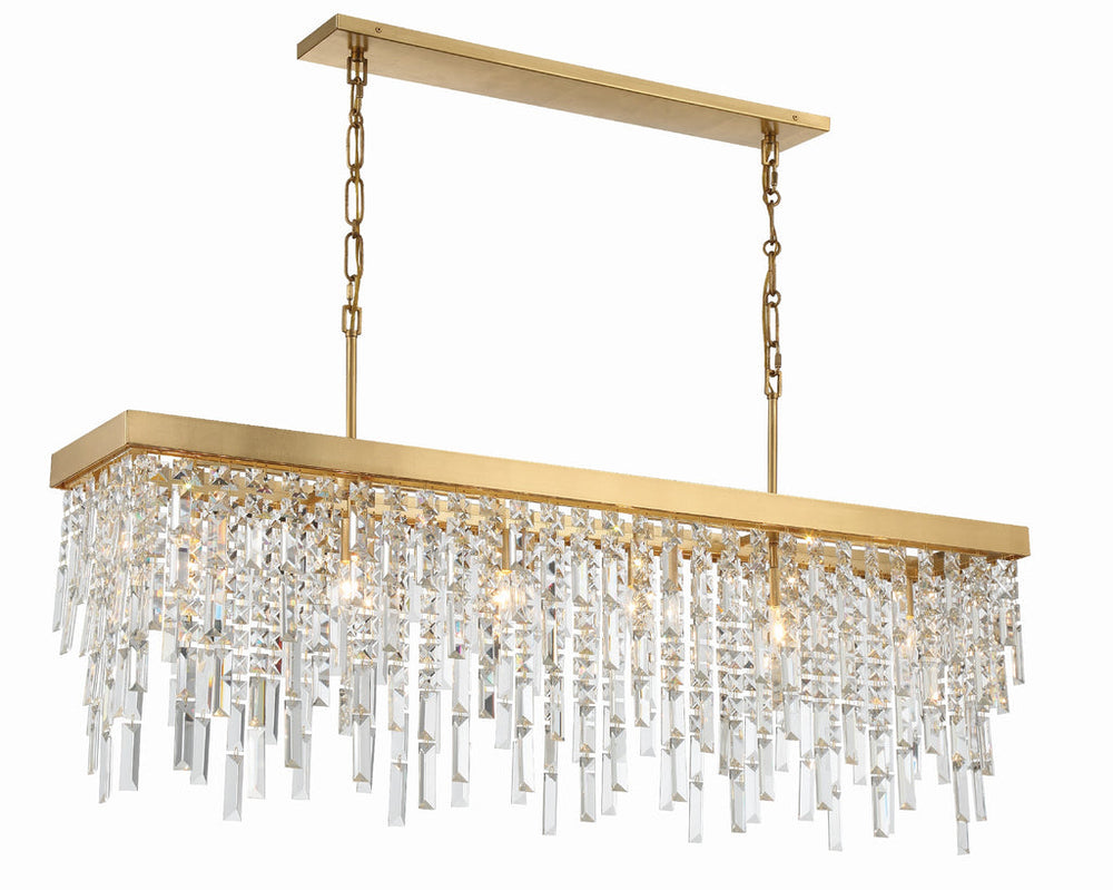 Crystorama Crystorama Winfield 6 Light Antique Gold Chandelier