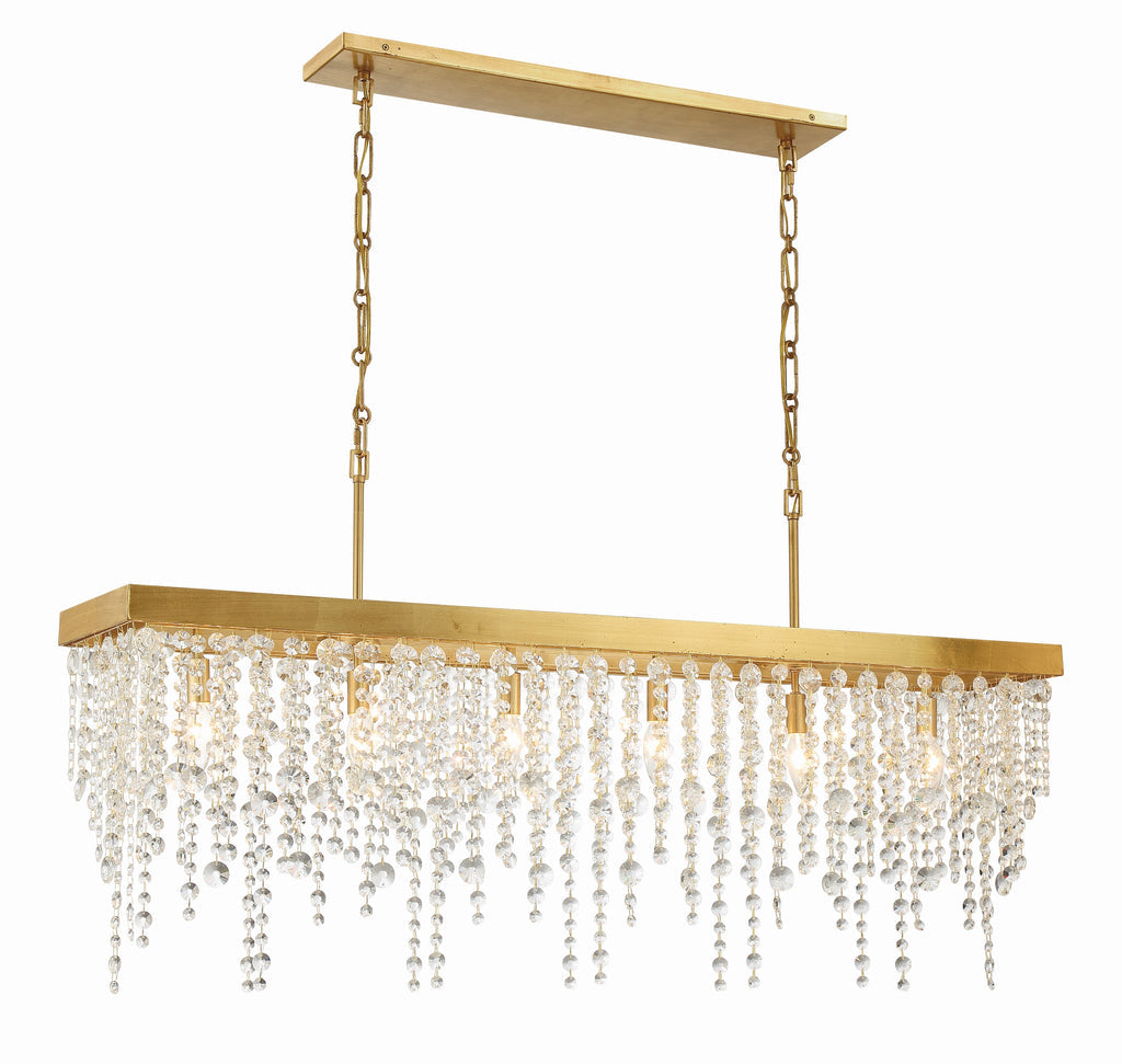 Crystorama Crystorama Winham 6 Light Antique Gold Chandelier
