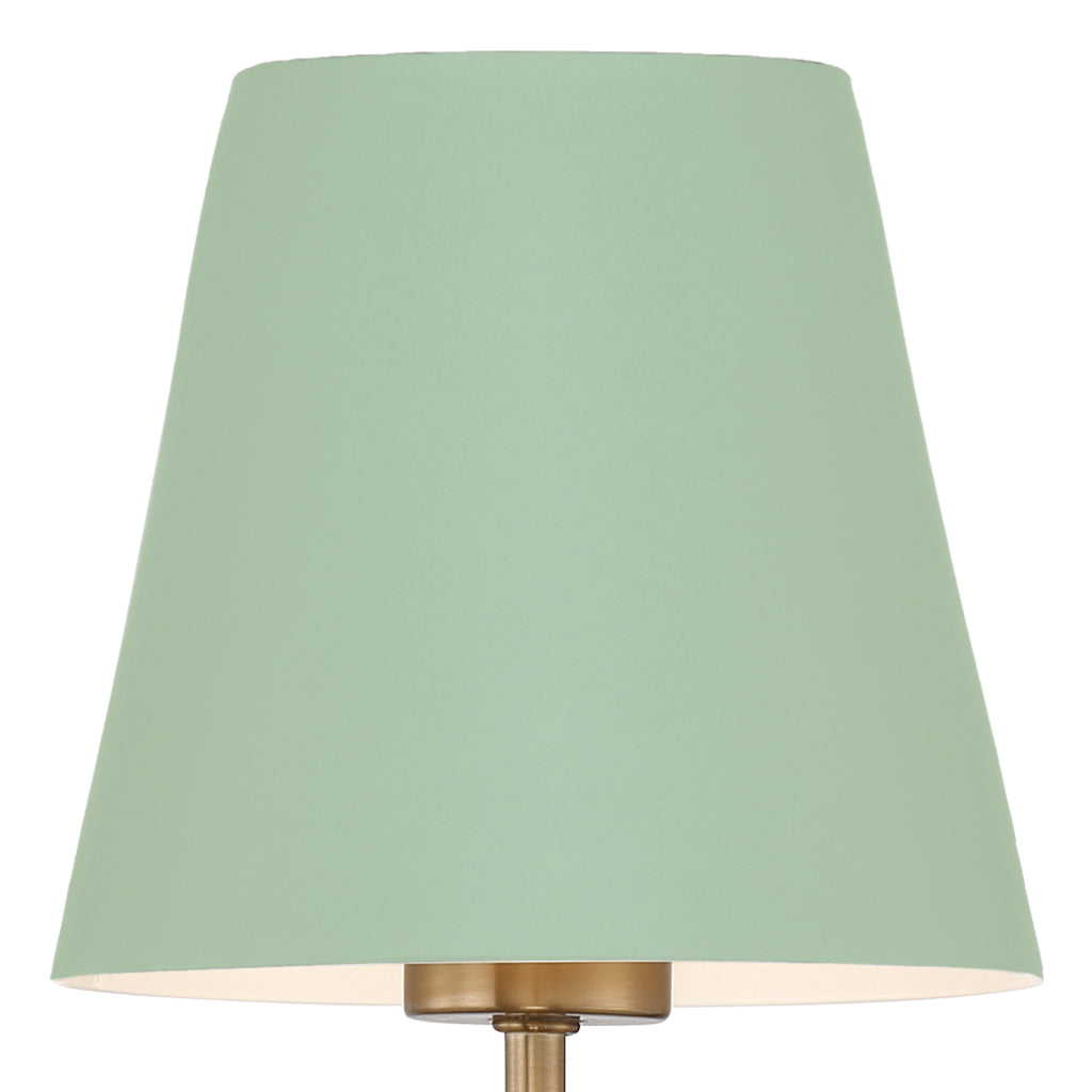 Crystorama Crystorama Xavier 1 Light Vibrant Gold + Green Sconce